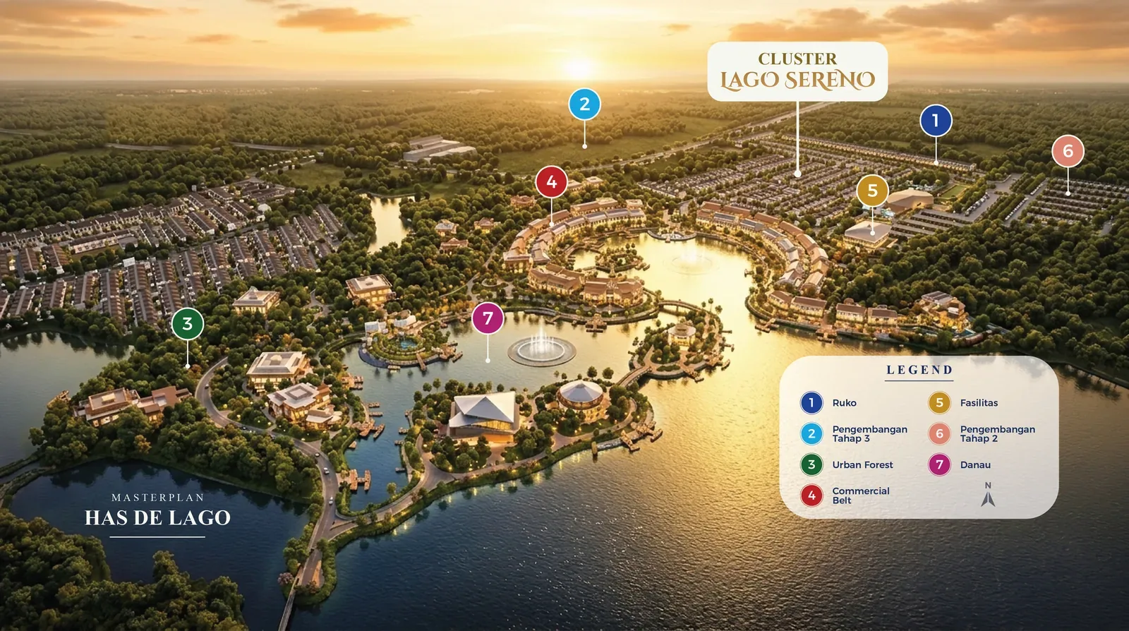 Masterplan Kawasan Has De Lago